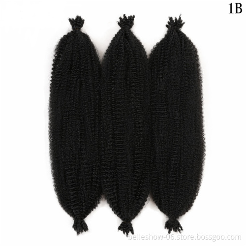 Xin Si afro twist braid crochet spring hair marley afro kinky twist braid